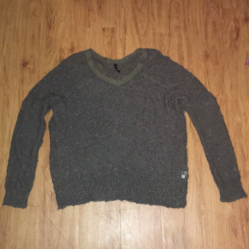 Dark Green Knit Sweater
